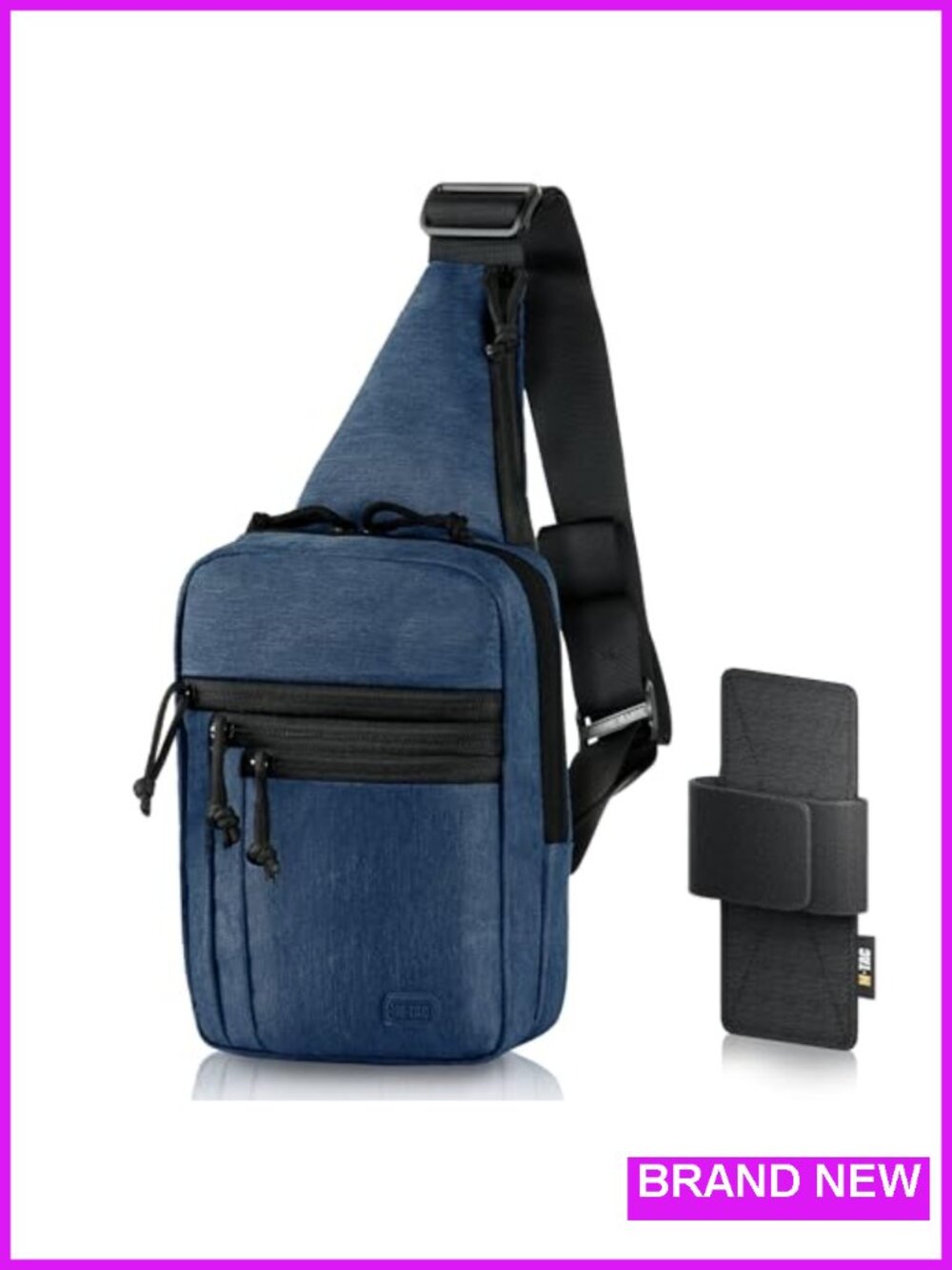 Tactical CCW Sling Bag EDC Shoulder Crossbody Concealed Carry Chest Pack